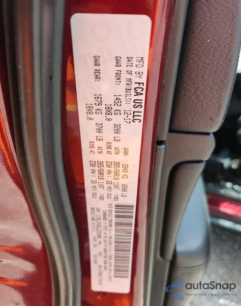 2018 Jeep Grand Cherokee Laredo z USA, uszkodzony, nr VIN 1C4RJFAG8JC265008